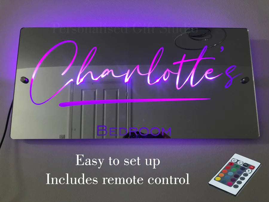 Star Lok™ Light Up Name Mirror